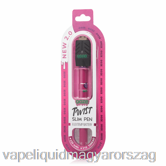 Ooze Slim Twist Pen 2.0 Flex Temp Akkumulátor Atomic Pink Vape Folyadék
